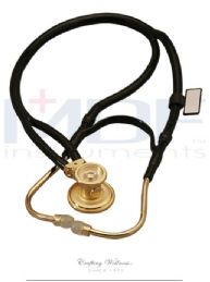 2-in-1 Tube 22K Gold-Plated Deluxe Sprague Rappaport Stethoscope